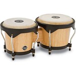 LP LP City Series 6 3/4" & 8" Bongos Oak Natural Black Hardware LP601NY-AW