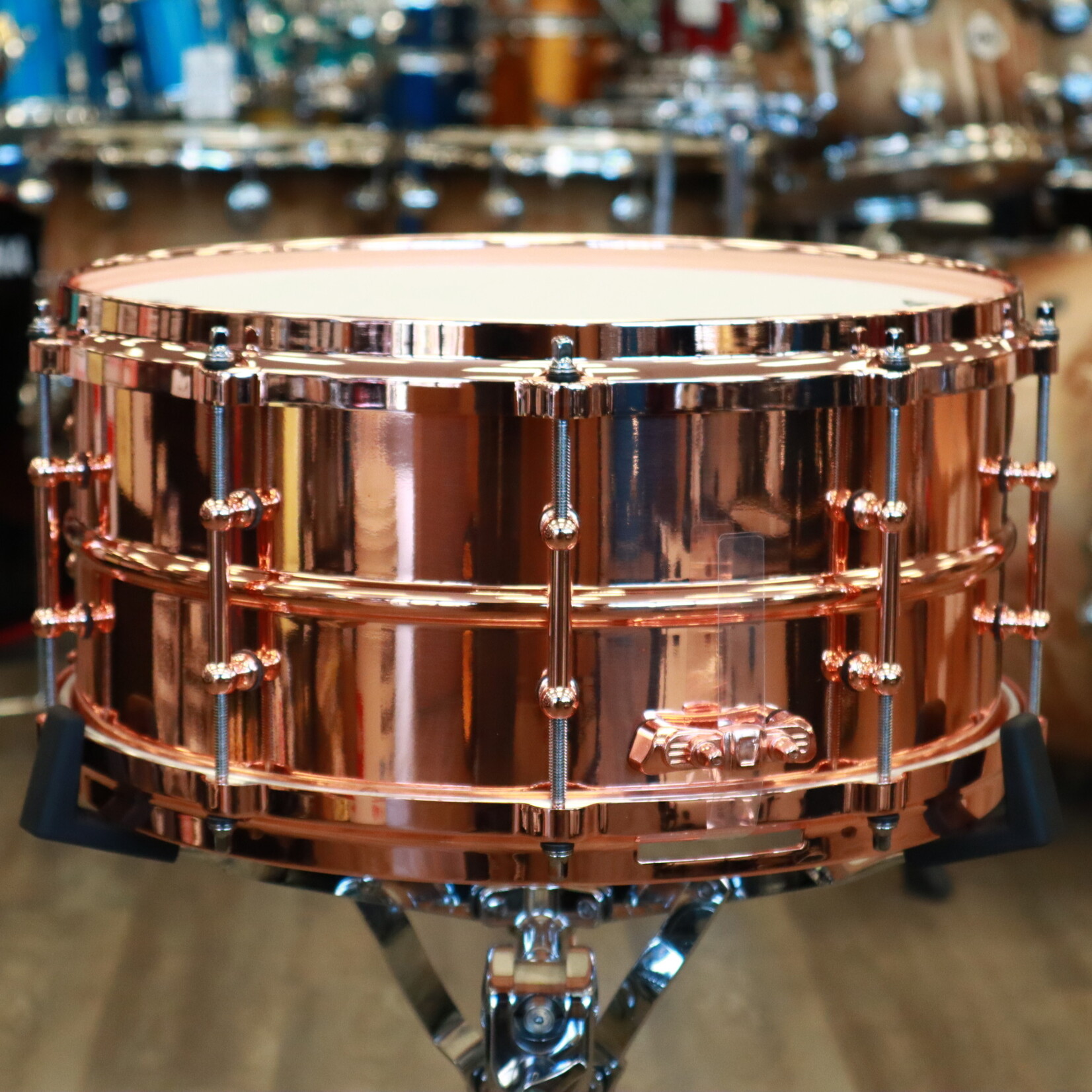 Ludwig Ludwig 6.5x14" Copperphonic Snare Drum Smooth Shell with Copper Hardware LC662TC