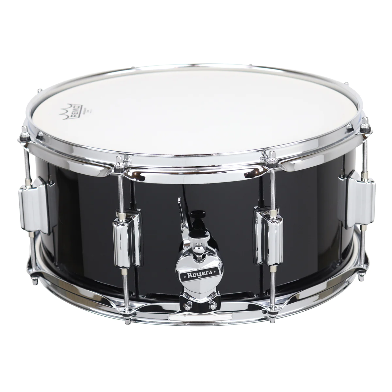 Rogers Rogers 6.5x14" Powertone Snare Drum (Piano Black) 26PB
