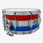 Rogers Rogers 6.5x14" Dyna-Sonic Snare Drum (Red, White, and Blue Sparkle) 37RWB