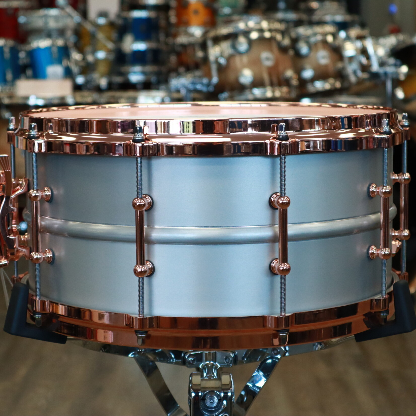 Ludwig Ludwig 6.5x14" Acrophonic Snare Drum w/ Copper Hardware LM405DTC