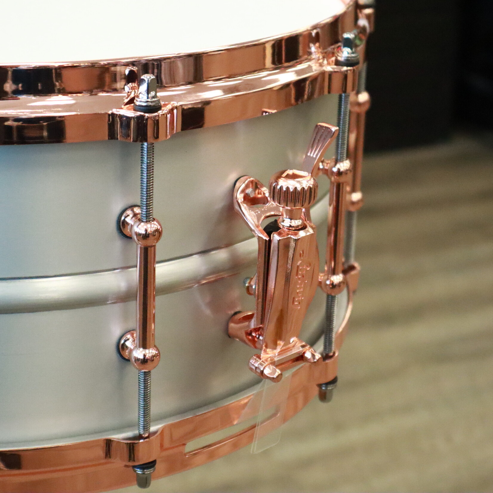 Ludwig Ludwig 6.5x14" Acrophonic Snare Drum w/ Copper Hardware LM405DTC