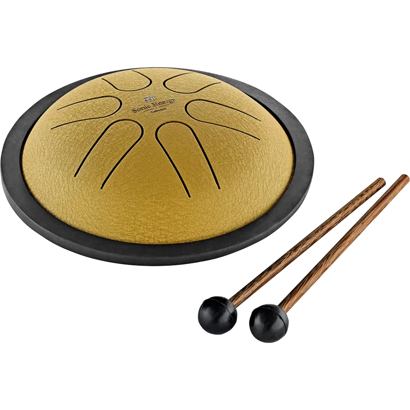 Meinl Meinl Sonic Energy Mini Steel Tongue Drum, B Major, Gold (with Bag)  MSTD3G