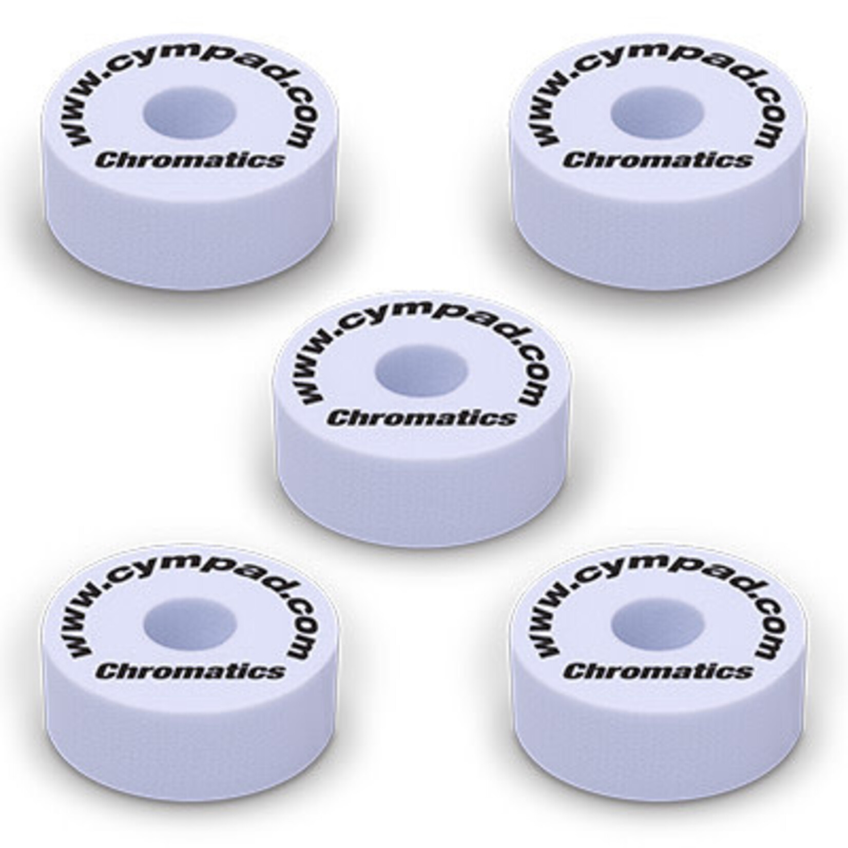 Cympad Cympad Chromatics Set O 40/15mm White  (5-Pack)