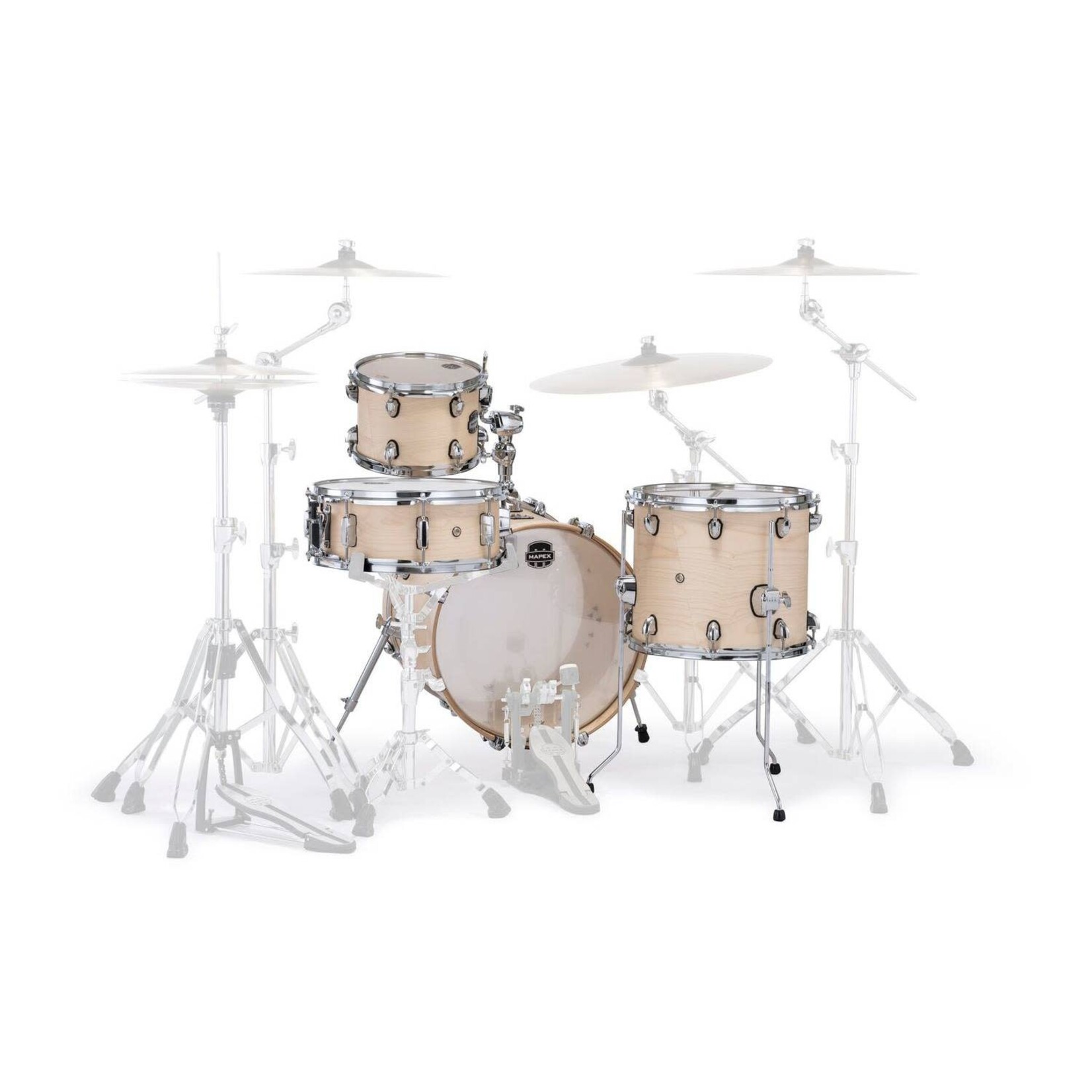 Mapex Mapex Mars Maple 4-Piece Bop Shell Pack 18/10/14/5.5x14SN (Natural Satin Wood)