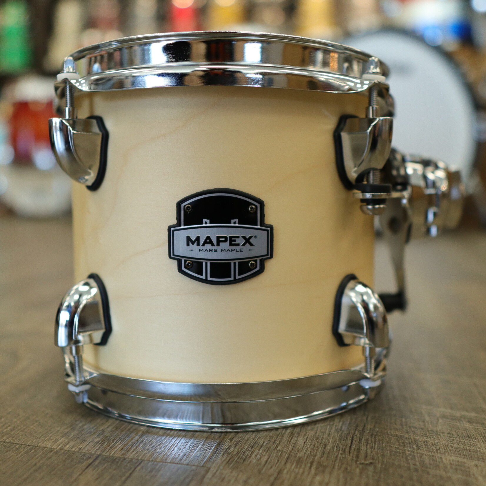 Mapex Mapex Mars Maple 7x8" Tom with SoniClear Mount (Natural Satin Wood)