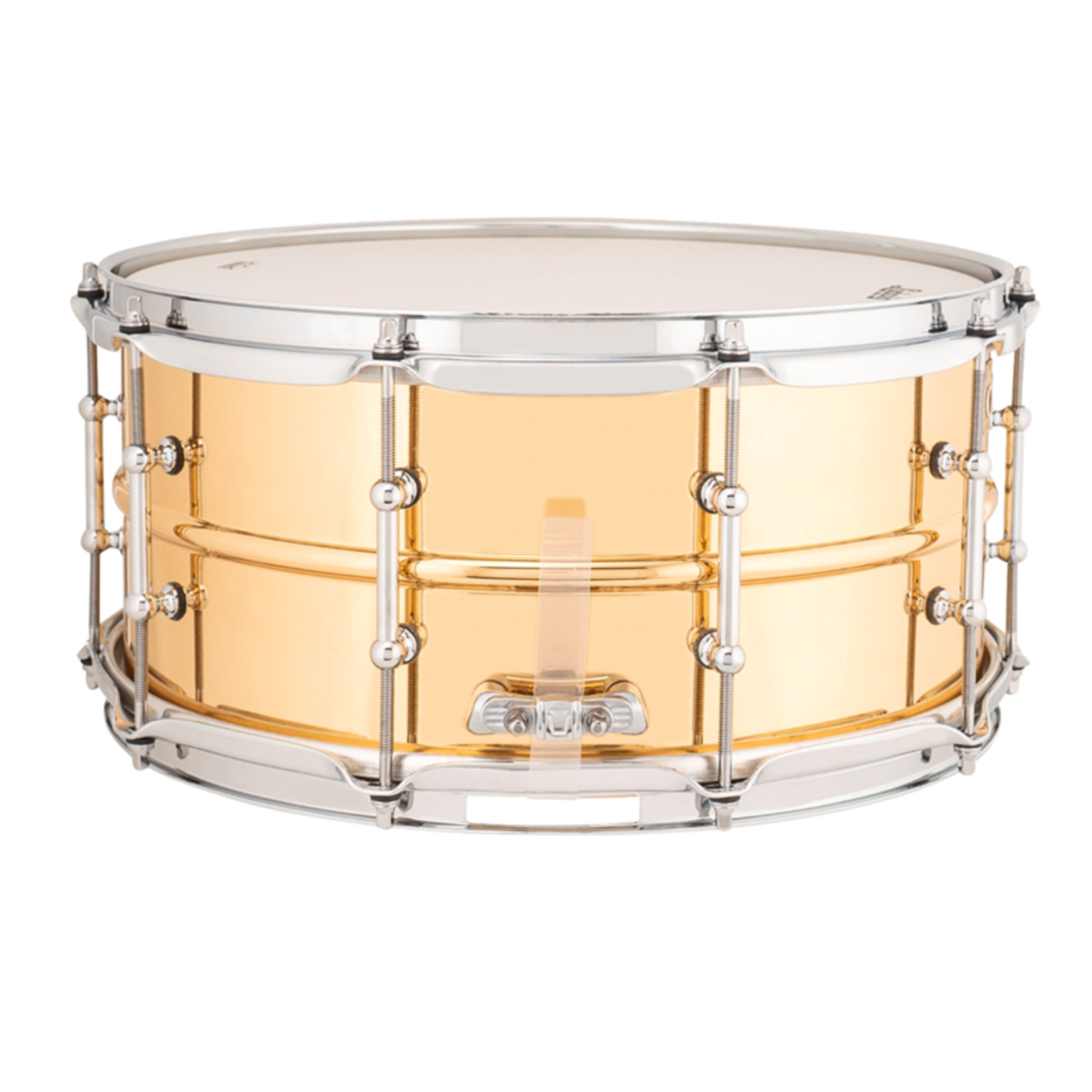 Ludwig 6.5x14 Hammered Brass Shell Snare Drum 