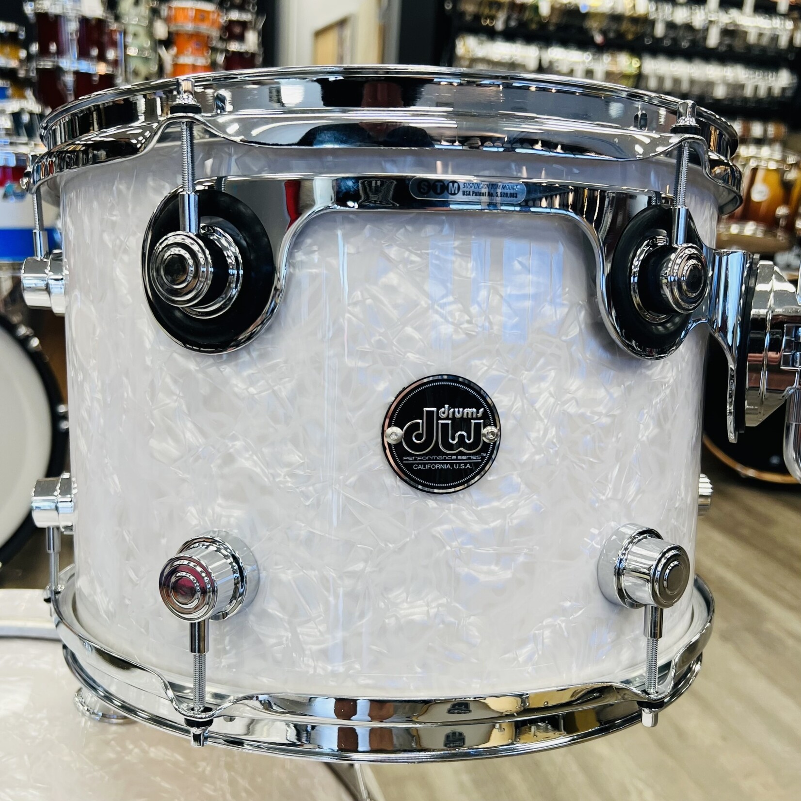 DW DW Performance Series 3-Piece Shell Pack 22/13/16 (White Marine Pearl)