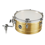 LP LP 13" Single Brass Timbale with Chrome Hardware and Mount LP6513-B