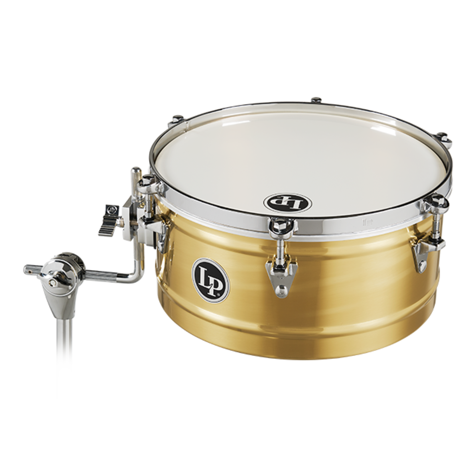LP LP 13" Single Brass Timbale with Chrome Hardware and Mount LP6513-B
