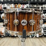 DW DW Collector's 6.5x14" SSC Maple Snare Drum (Natural Lacquer Over Santos Rosewood w/ Nickel Hardware)