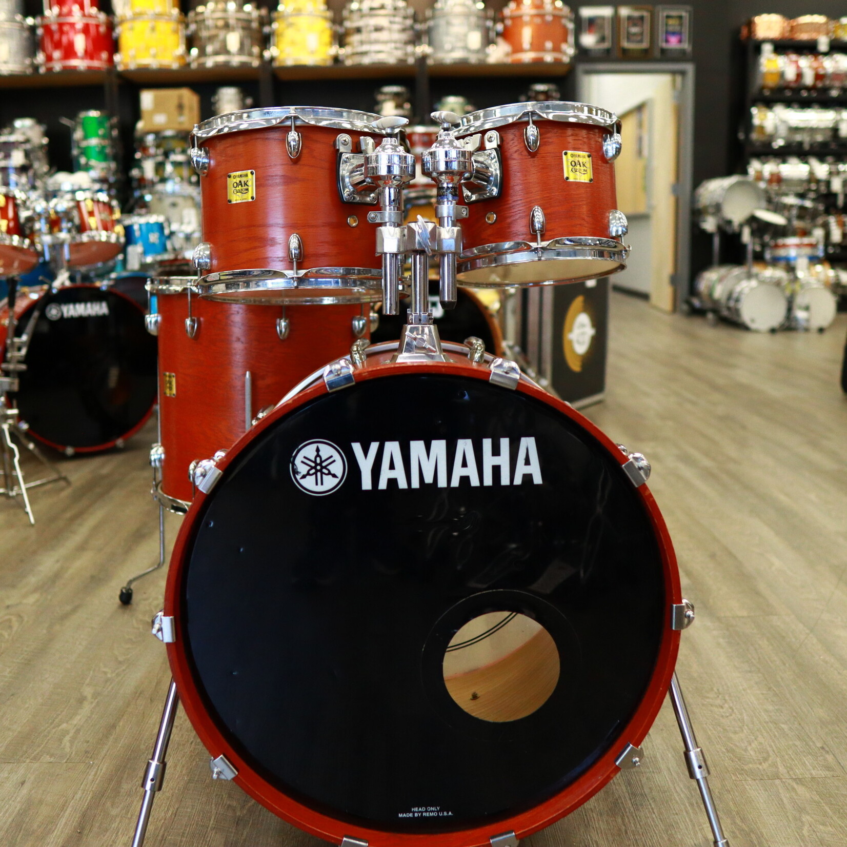 YAMAHA Used Yamaha Oak Custom Shell Pack 22/10/12/16 (Matte Sedona)