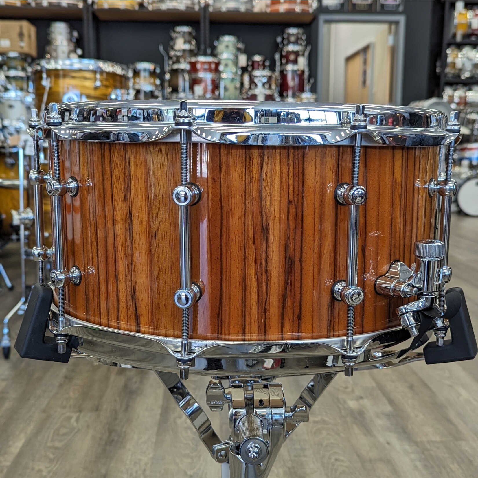 Tama Tama 7x14" S.L.P. G-Maple Snare Drum (Gloss Natural Zebrawood) LGM147Z-GNZ