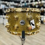 DW DW Collector's Series 8x14" Standard Maple Snare Drum (Gold Glass w/ Gold Hardware)