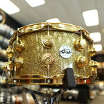 DW Demo DW Collector's Series 7x14" Maple Snare Drum (Gold Glass w/ Gold Hardware)