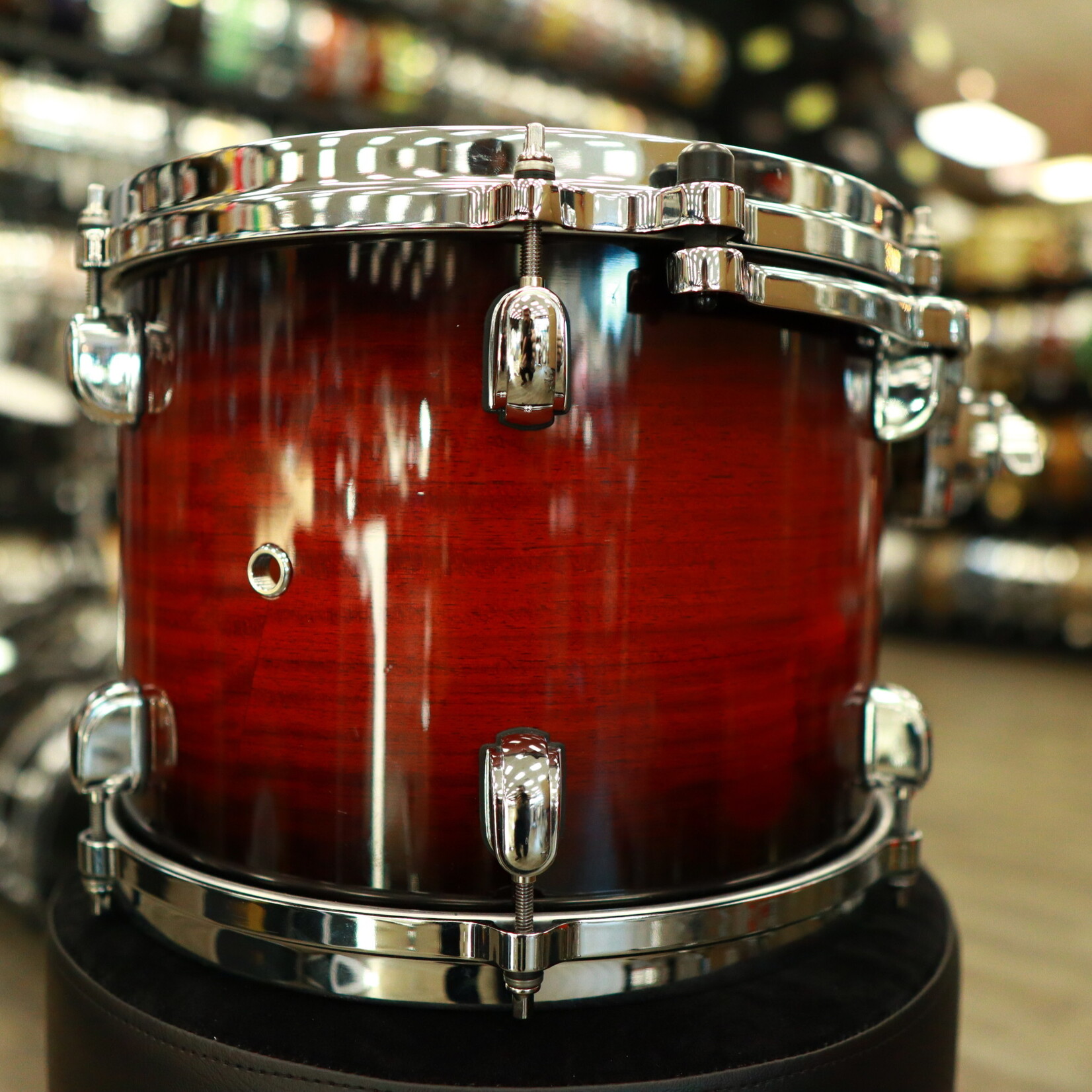 Tama Early 2010s Tama Starclassic Bubinga 9x12" Tom (Red Mahogany Burst) MIC