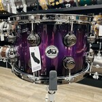 DW DW Collector's SSC Maple Exotic 8x14" (Purple Anodized to Black Burst w/ Black Nickel Hardware)