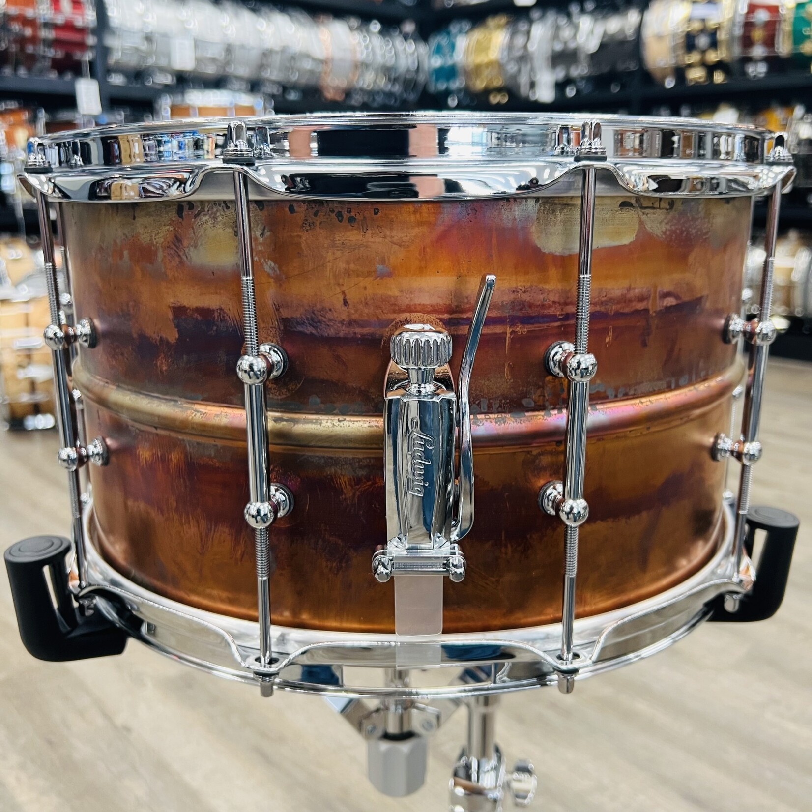 Ludwig Ludwig 8x14" Raw Bronze Snare Drum with Tube Lugs LB508RT