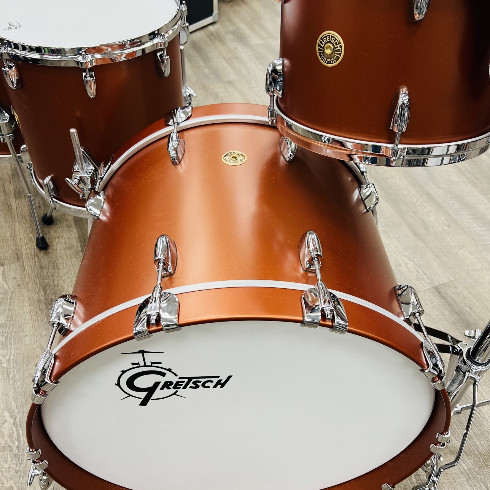 Gretsch Gretsch USA Custom 5-pc. Shell Pack 22/10/12/14/16 (Satin Copper)