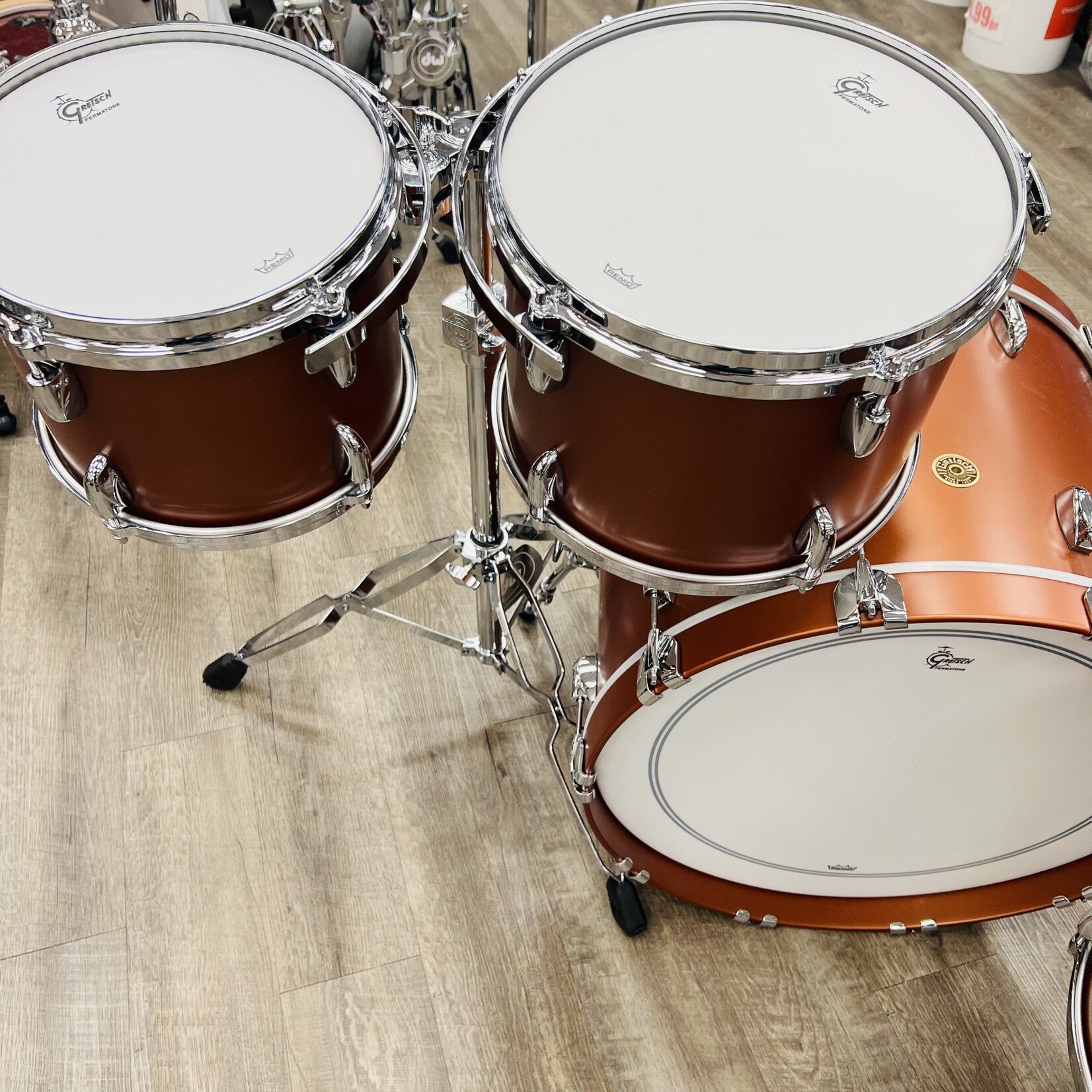 Gretsch Gretsch USA Custom 5-pc. Shell Pack 22/10/12/14/16 (Satin Copper)