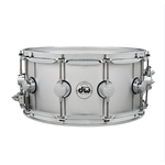 DW DW 6.5x14" 1mm Aluminum Snare Drum with Chrome Hardware DRVM6514SVC