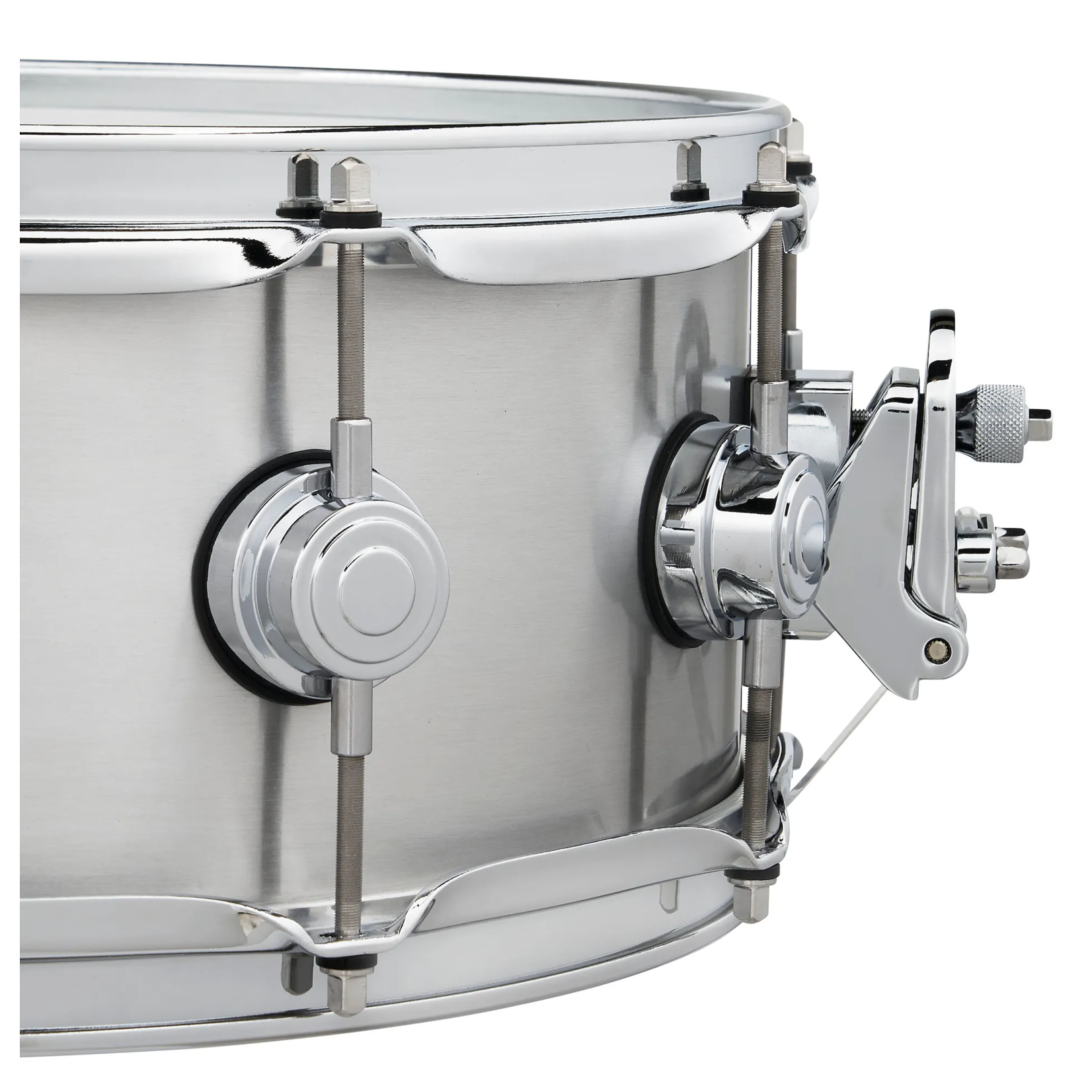 DW DW 6.5x14" 1mm Aluminum Snare Drum with Chrome Hardware DRVM6514SVC