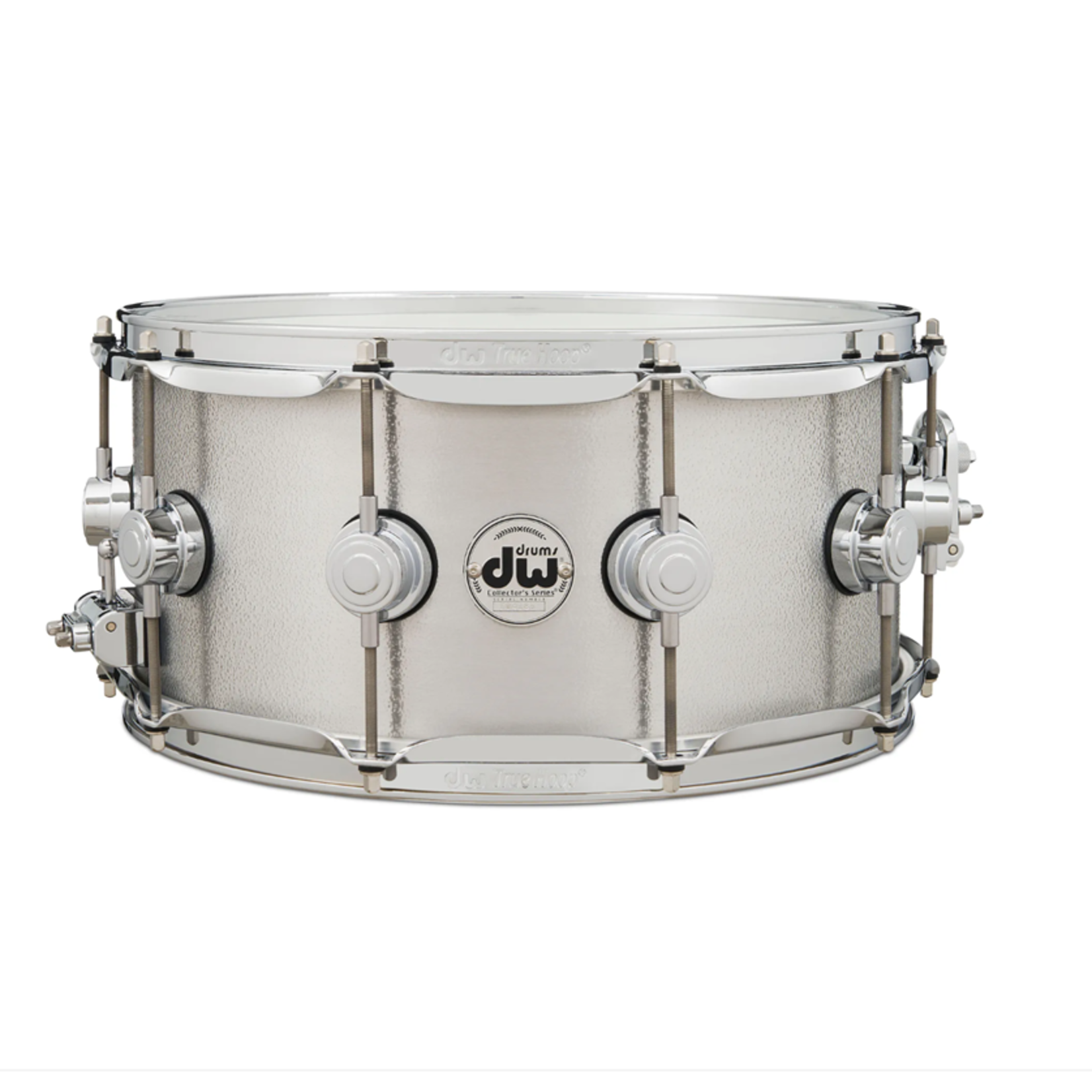 DW DW 6.5x14" 3mm Thick Aluminum Snare Drum with Chrome Hardware DRVA6514SVC