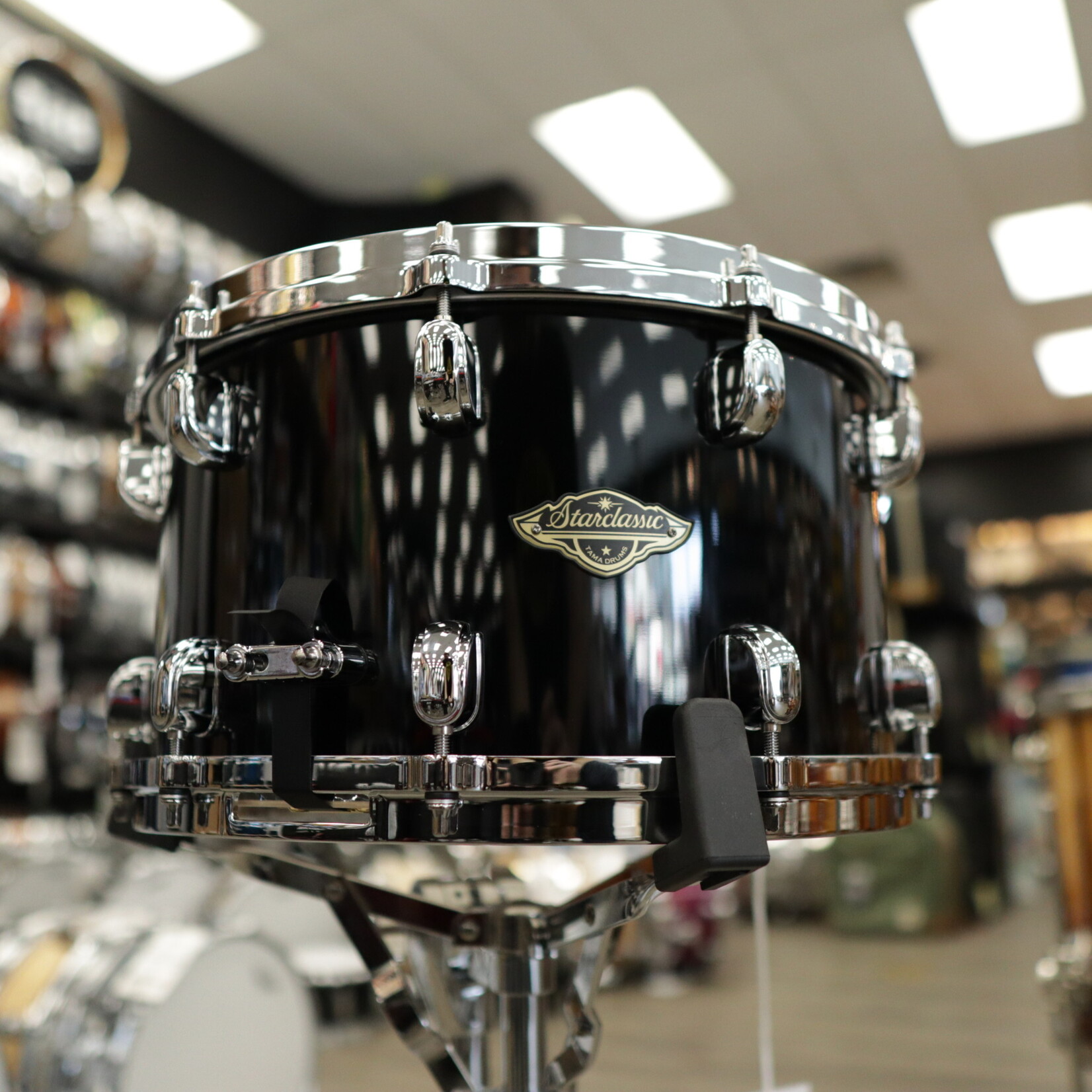 Tama Tama Starclassic Walnut/Birch 8x14" Snare Drum (Piano Black) WBSS148-PBK