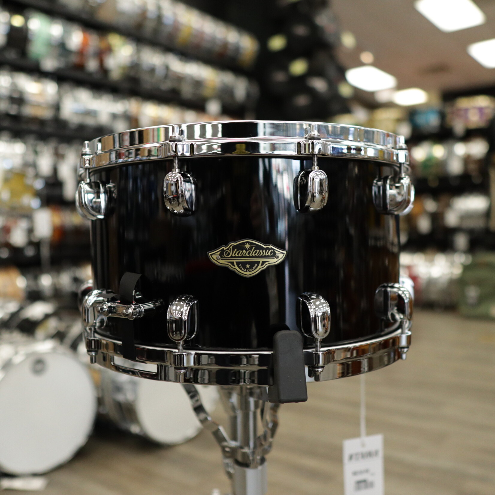Tama Tama Starclassic Walnut/Birch 8x14" Snare Drum (Piano Black) WBSS148-PBK