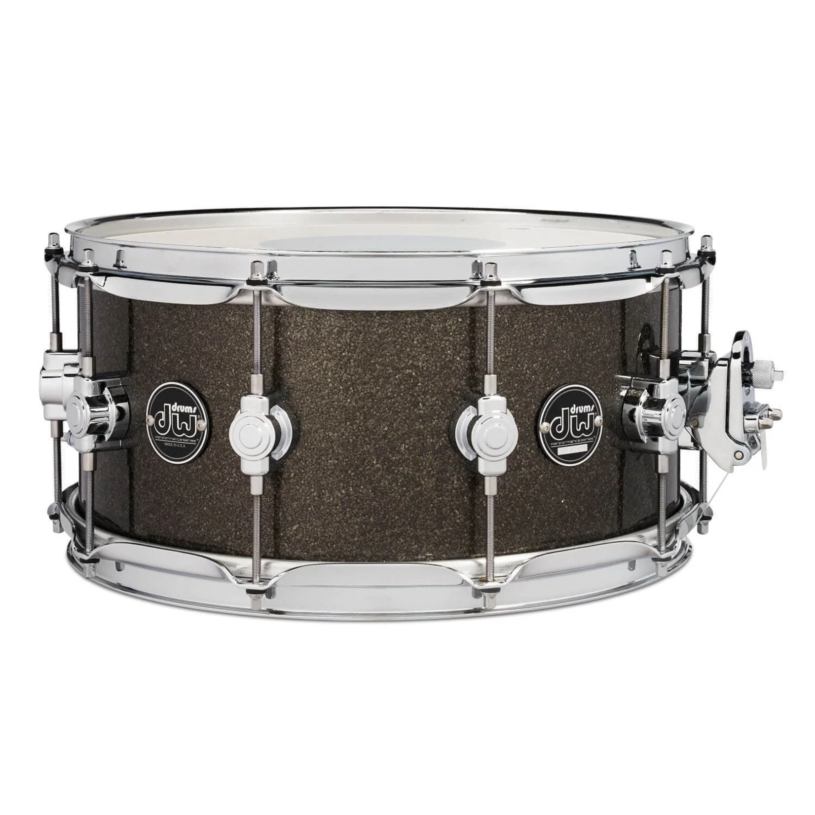 DW DW Performance Series 6.5x14" Snare Drum (Pewter Sparkle) DRP#6514SSPS