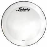 Ludwig/Remo Ludwig 22" Remo Powerstroke 3 Smooth White Drumhead With Script Logo LW1222P3SWV