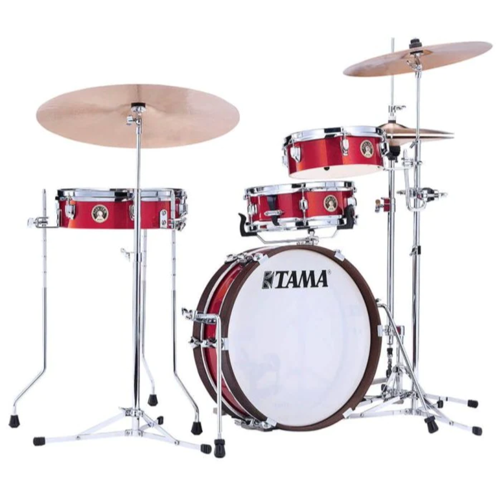 Tama Tama Club-Jam Pancake Shell Pack (Burnt Red Mist) 18", 10", 12", 13" LJK48PBRM