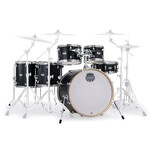 Mapex Mapex Mars Maple 6-Piece Studioease Shell Pack 22/10/12/14/16/Snare, Fast Toms (Matte Black)