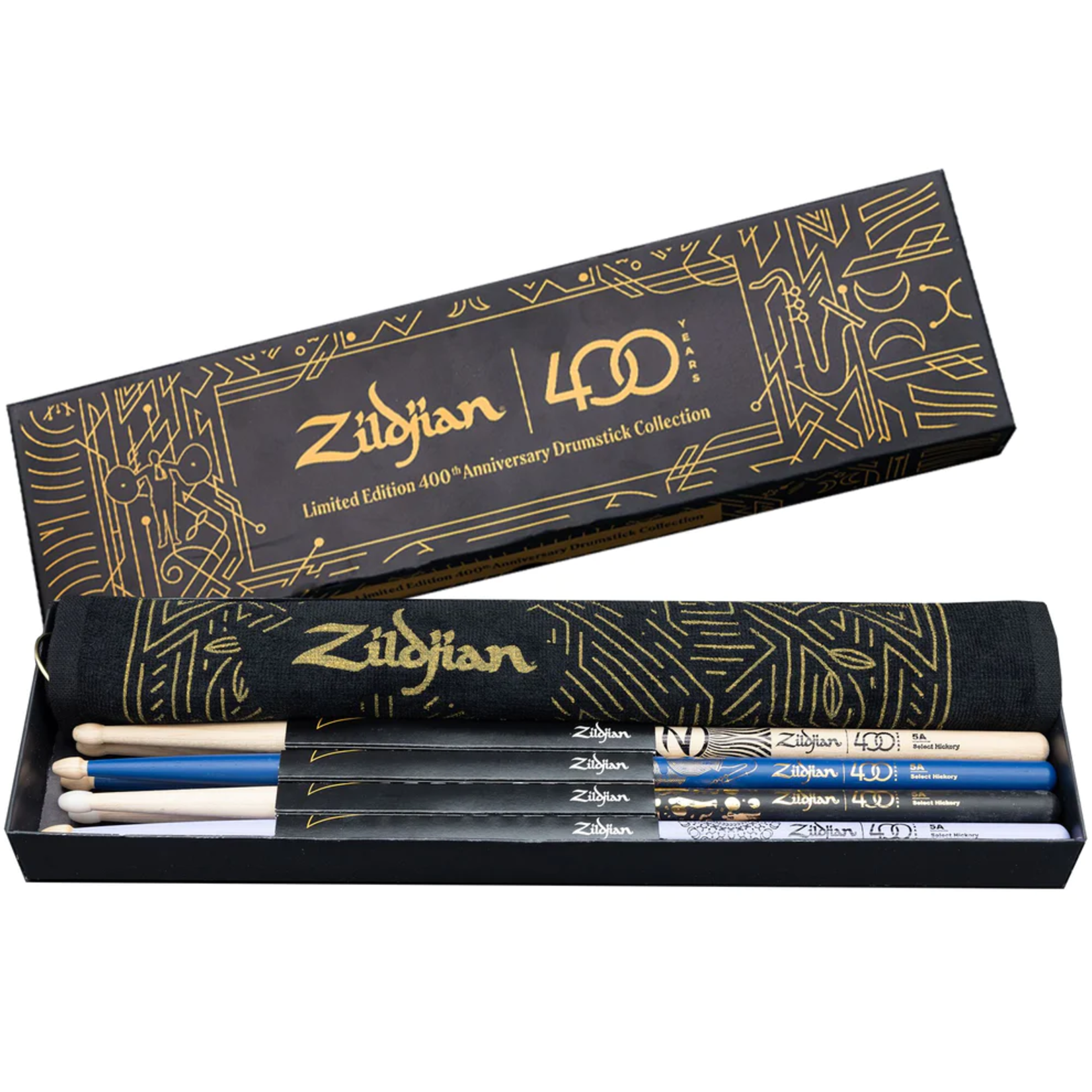 Zildjian Zildjian Limited Edition 400th Anniversary Drumstick Bundle (5A)