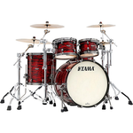 Tama Tama Starclassic Maple Shell Pack 22/10/12/16 (Red Oyster Wrap, Smoked Black Nickel HW)