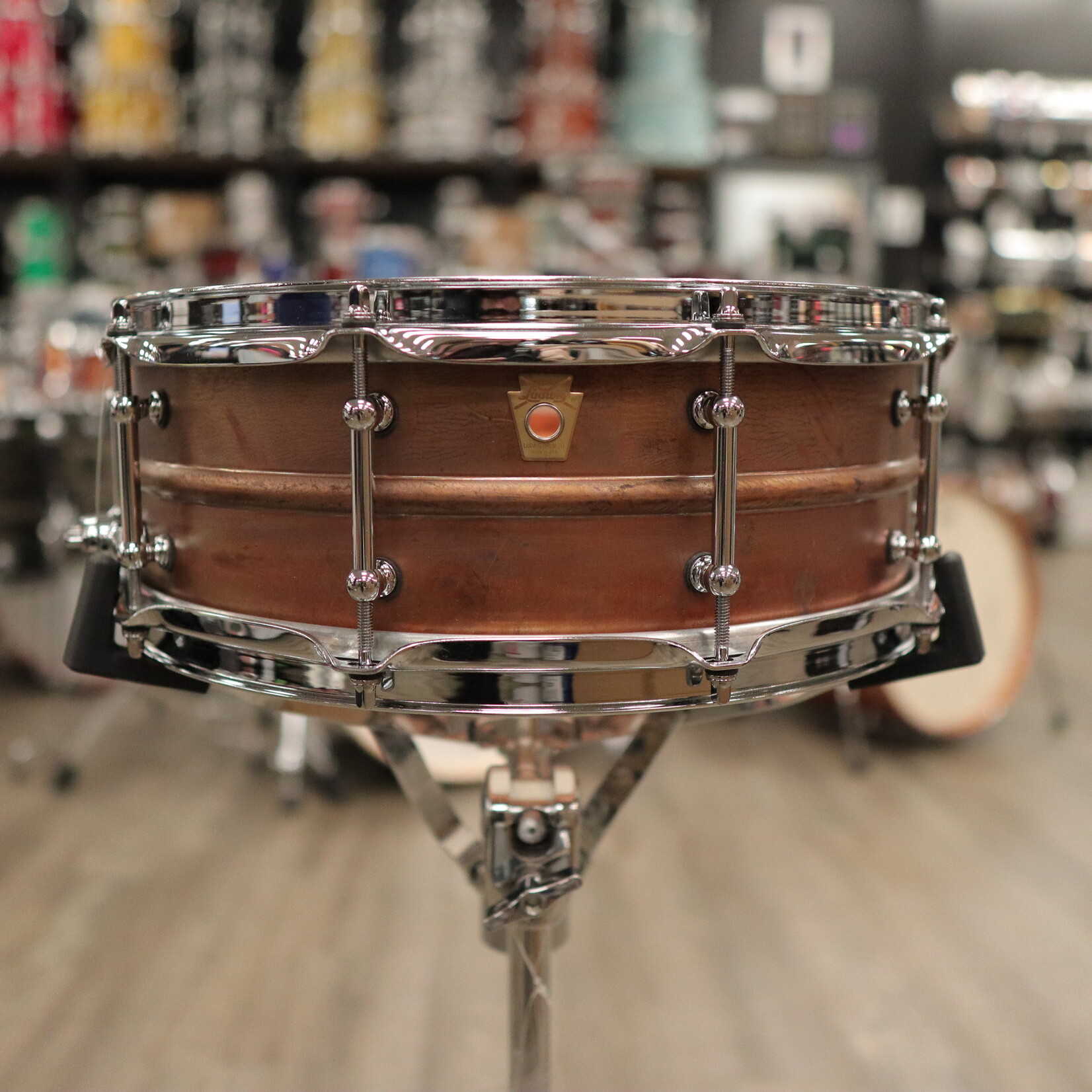 Ludwig Ludwig 5x14" Raw Copperphonic Snare Drum with Tube Lugs LC661T