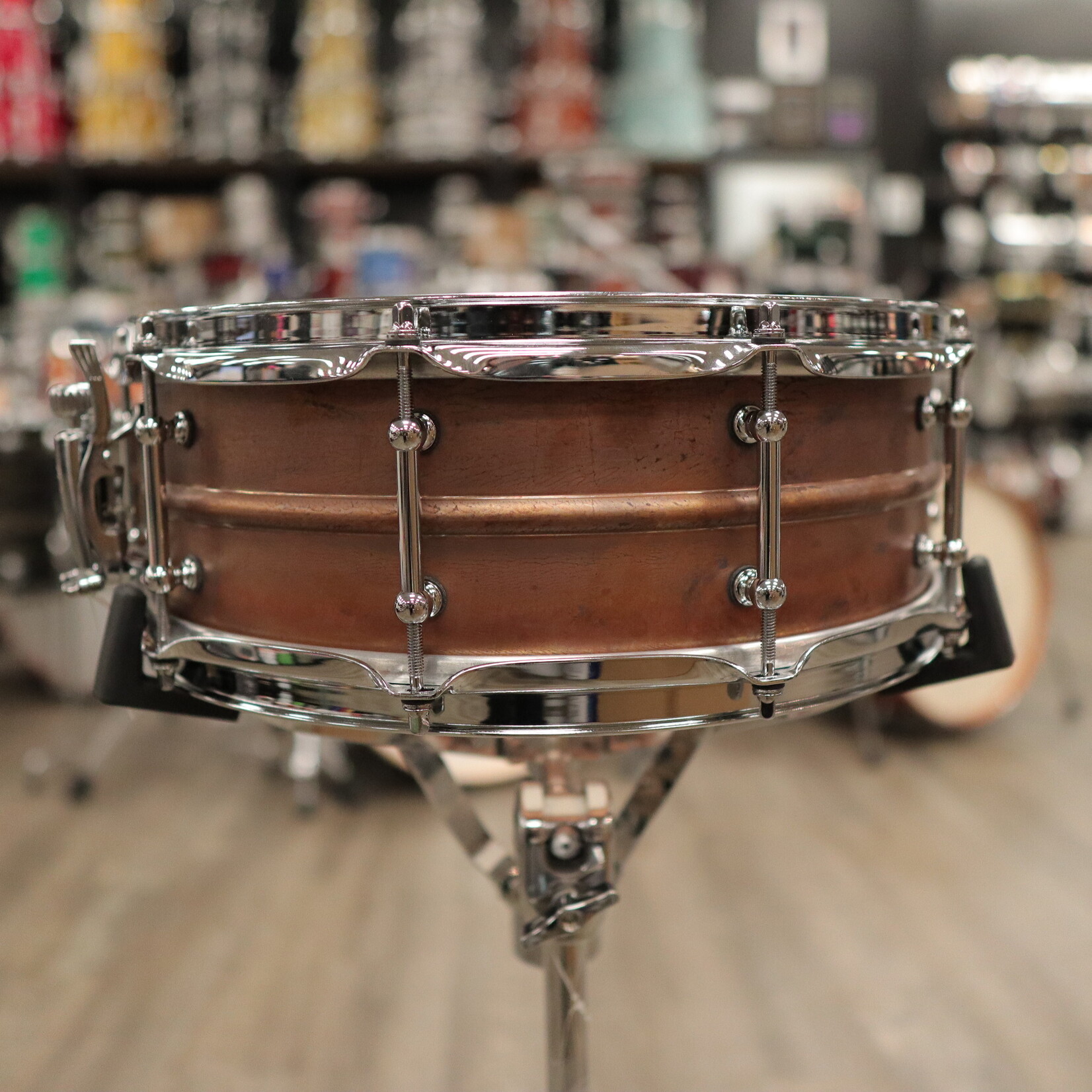 Ludwig Ludwig 5x14" Raw Copperphonic Snare Drum with Tube Lugs LC661T