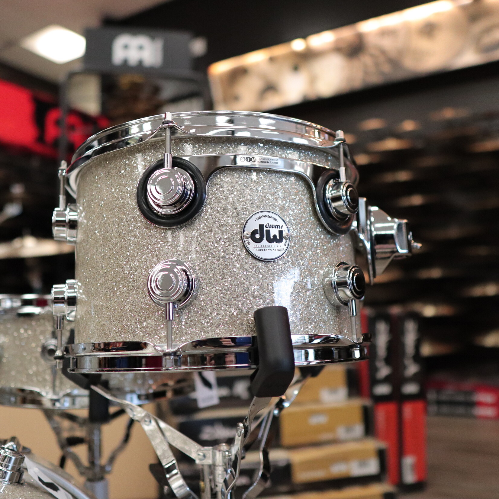 DW DW Collector's Series "333" Maple 4-Piece Shell Pack 20/12/14 w/ 5x14" Snare Drum (Broken Glass w/ Chrome Hardware)