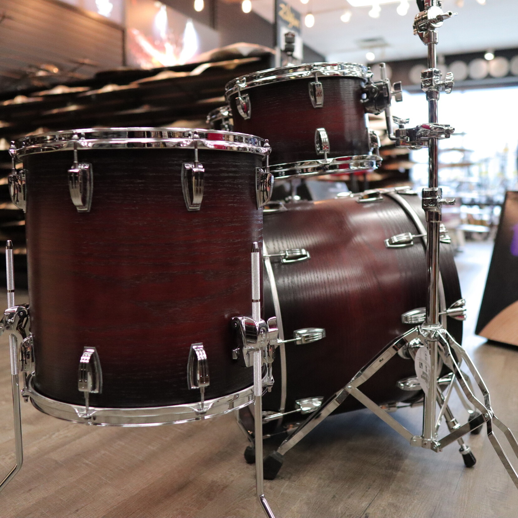 Ludwig Ludwig Classic Oak Studio 4-Piece Shell Pack 10/12/16/22 (Brown Burst)