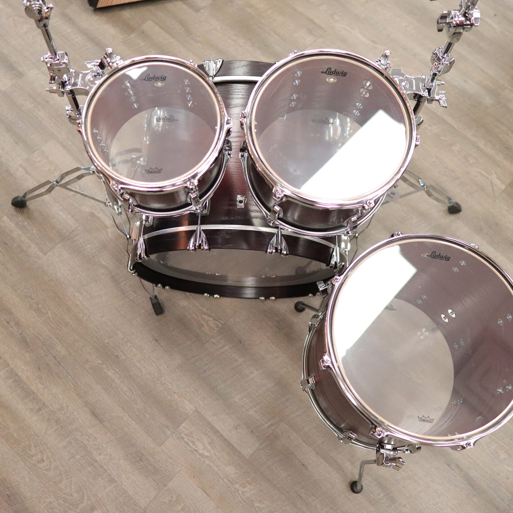 Ludwig Ludwig Classic Oak Studio 4-Piece Shell Pack 10/12/16/22 (Brown Burst)