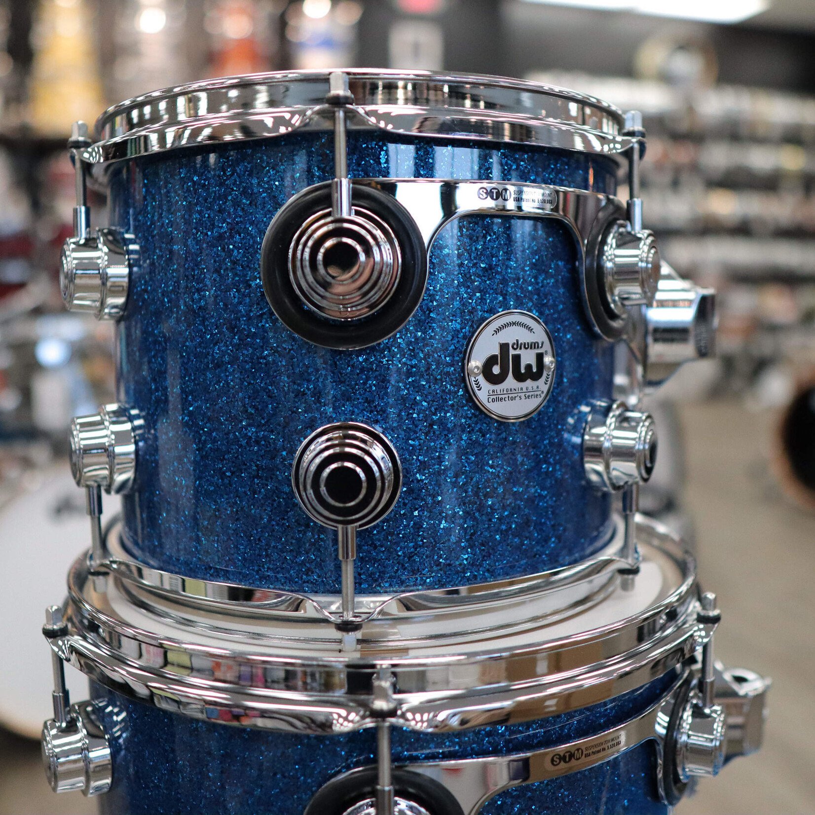 DW DW Collector's Series "333" Maple 4-PC Shell Pack 22/10/12/16 (Blue Glass)