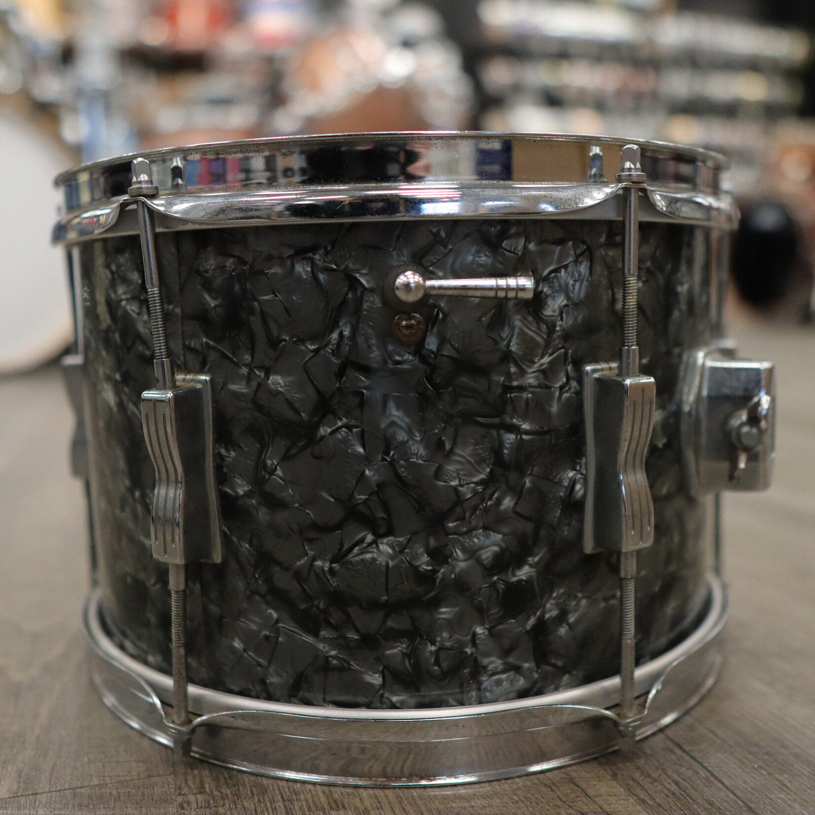 Ludwig Ludwig Club Date 8x12" Tom w/ Keystone Badge 60s (Black Diamond Pearl)