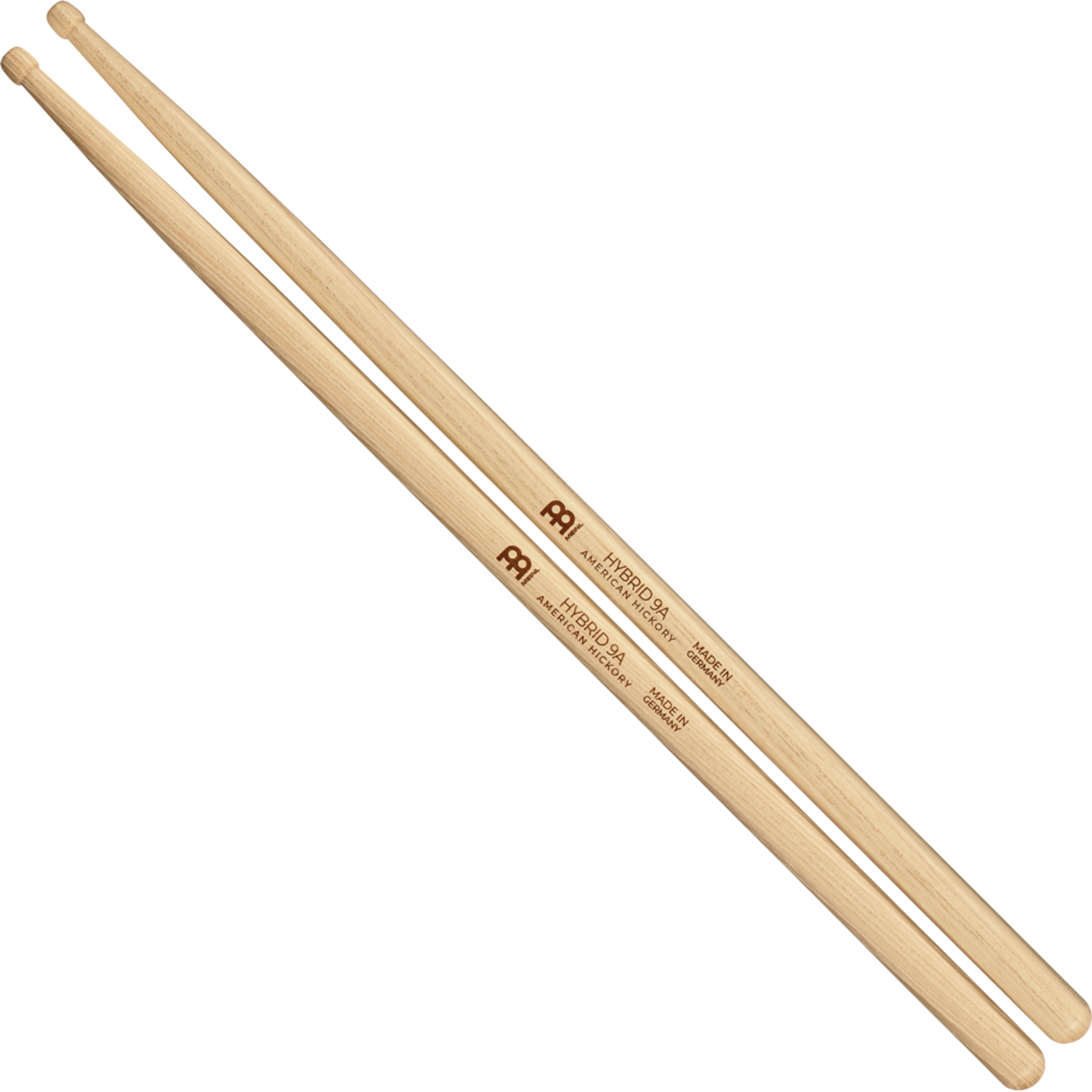 Meinl Meinl Hybrid 9A Hickory Drum Stick, Hybrid Tip SB133