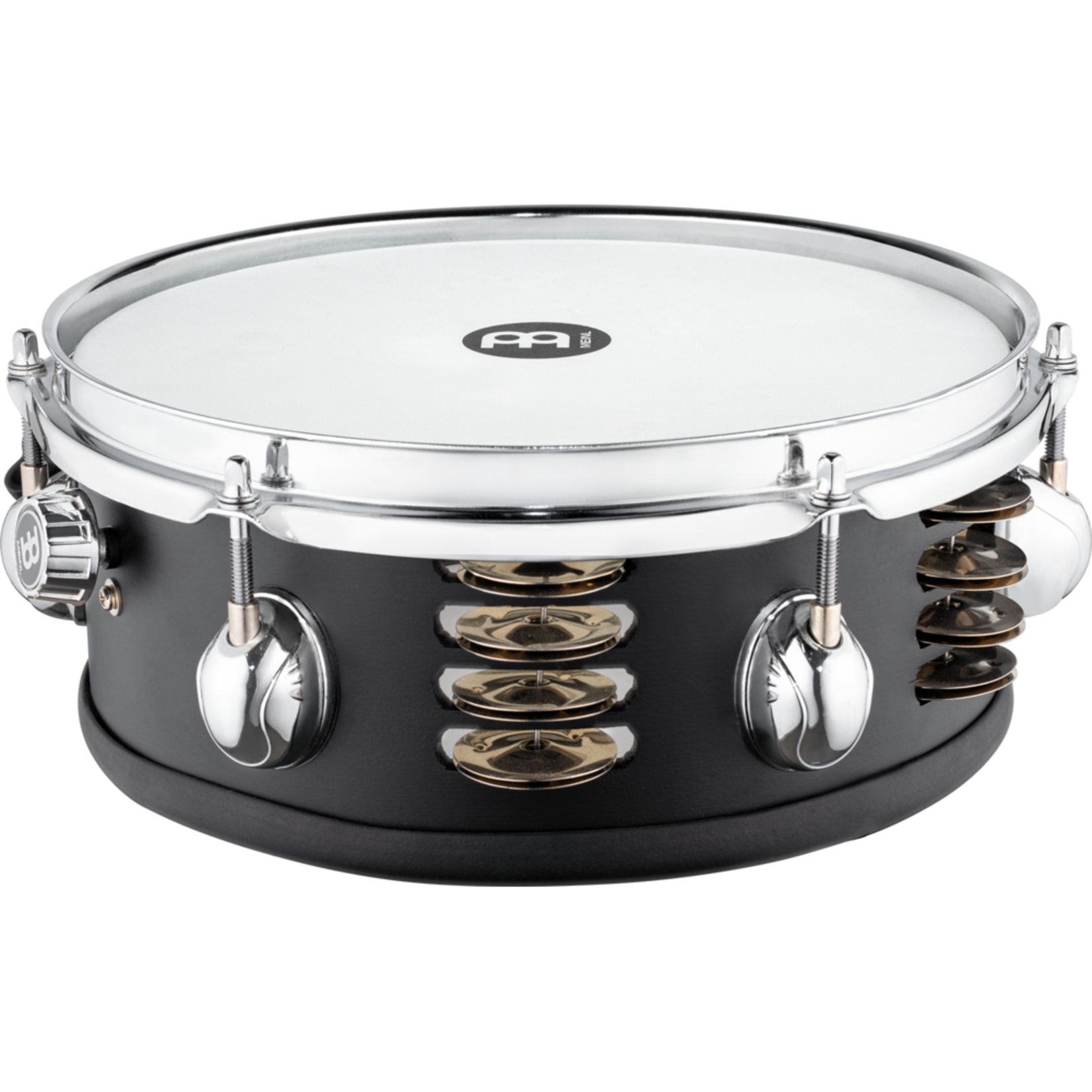 Meinl Meinl Compact Jingle Snare Drum, 3.5x10", black MPJS