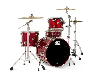 DWe 4-PC Kit Bundle 20/12/14/14sn with Cymbal and Hardware Pack