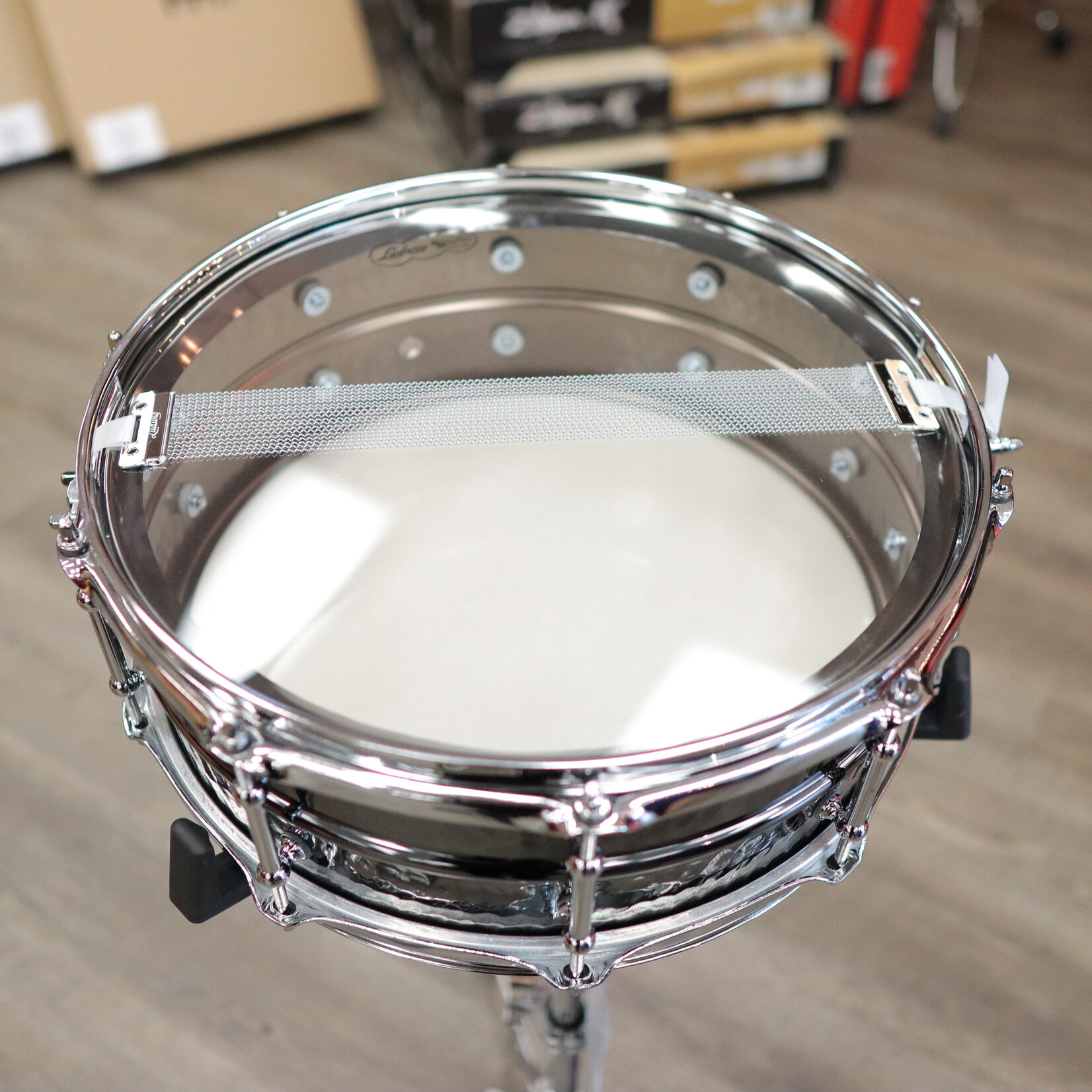 Ludwig Ludwig 5x14" Hammered Black Beauty Snare Drum with Tube Lugs LB416KT