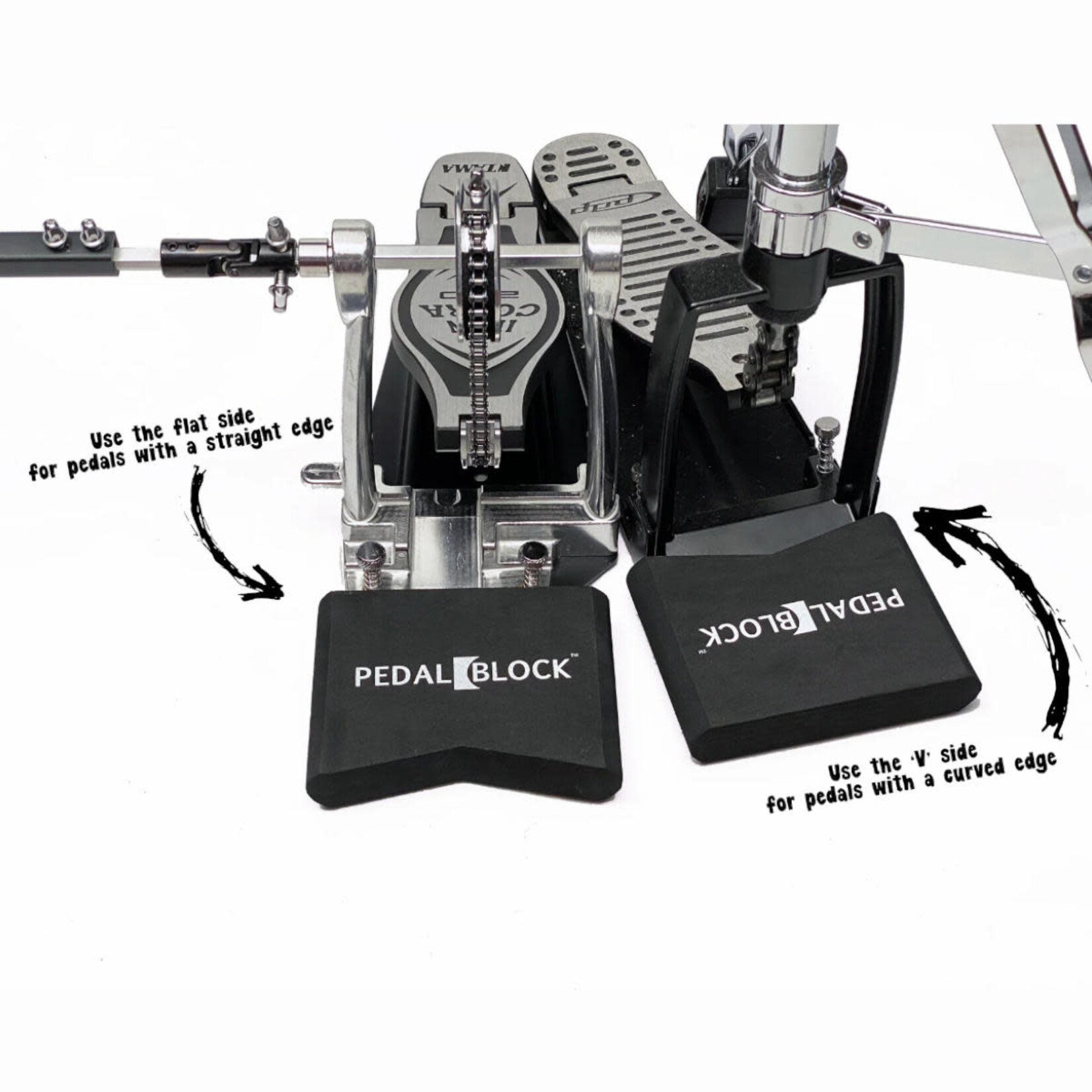 KickBlock KICKBLOCK Hi-Hat/ Pedal Block Anchor Black PBB