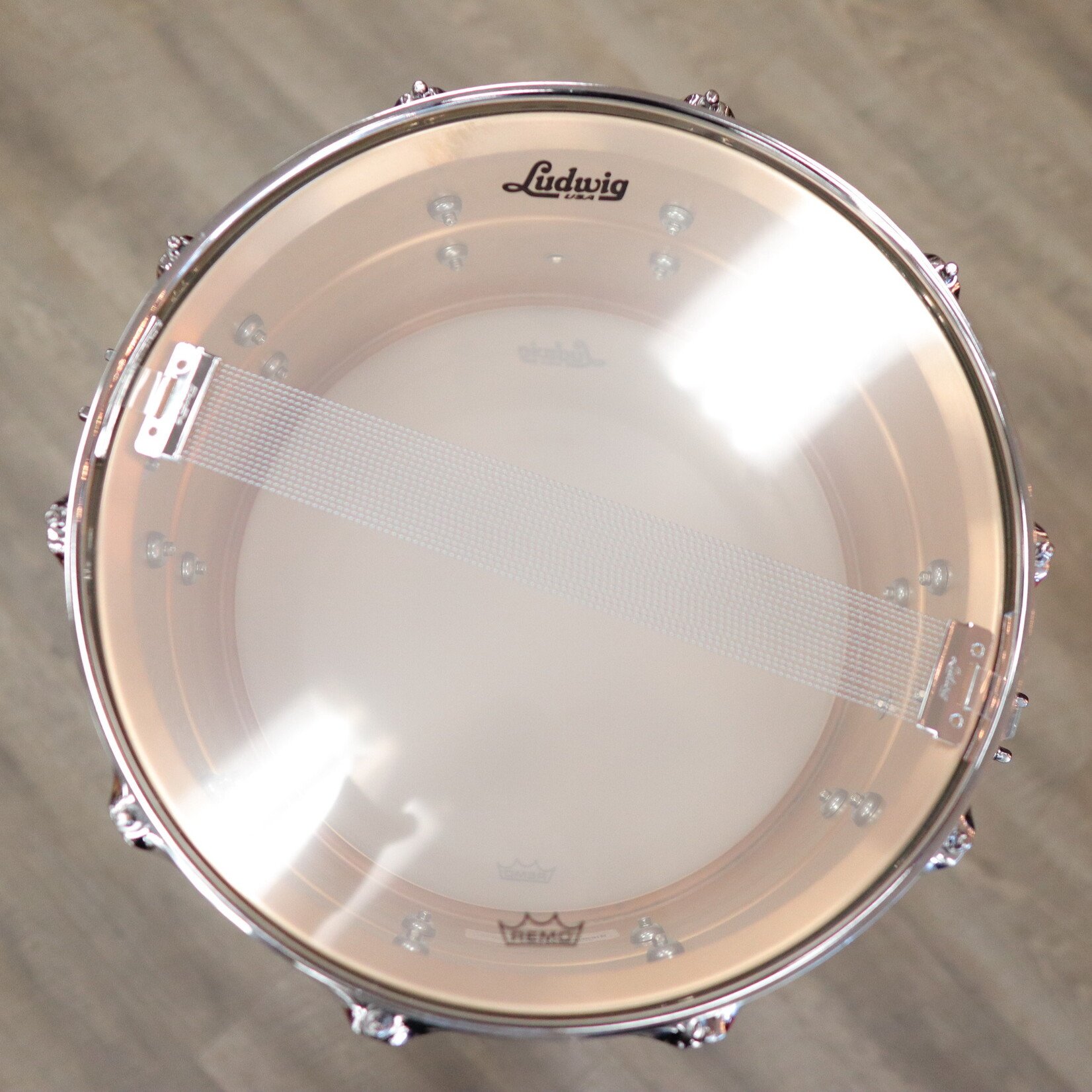 Ludwig Ludwig 8x14" Hammered Bronze Snare Drum LB508K