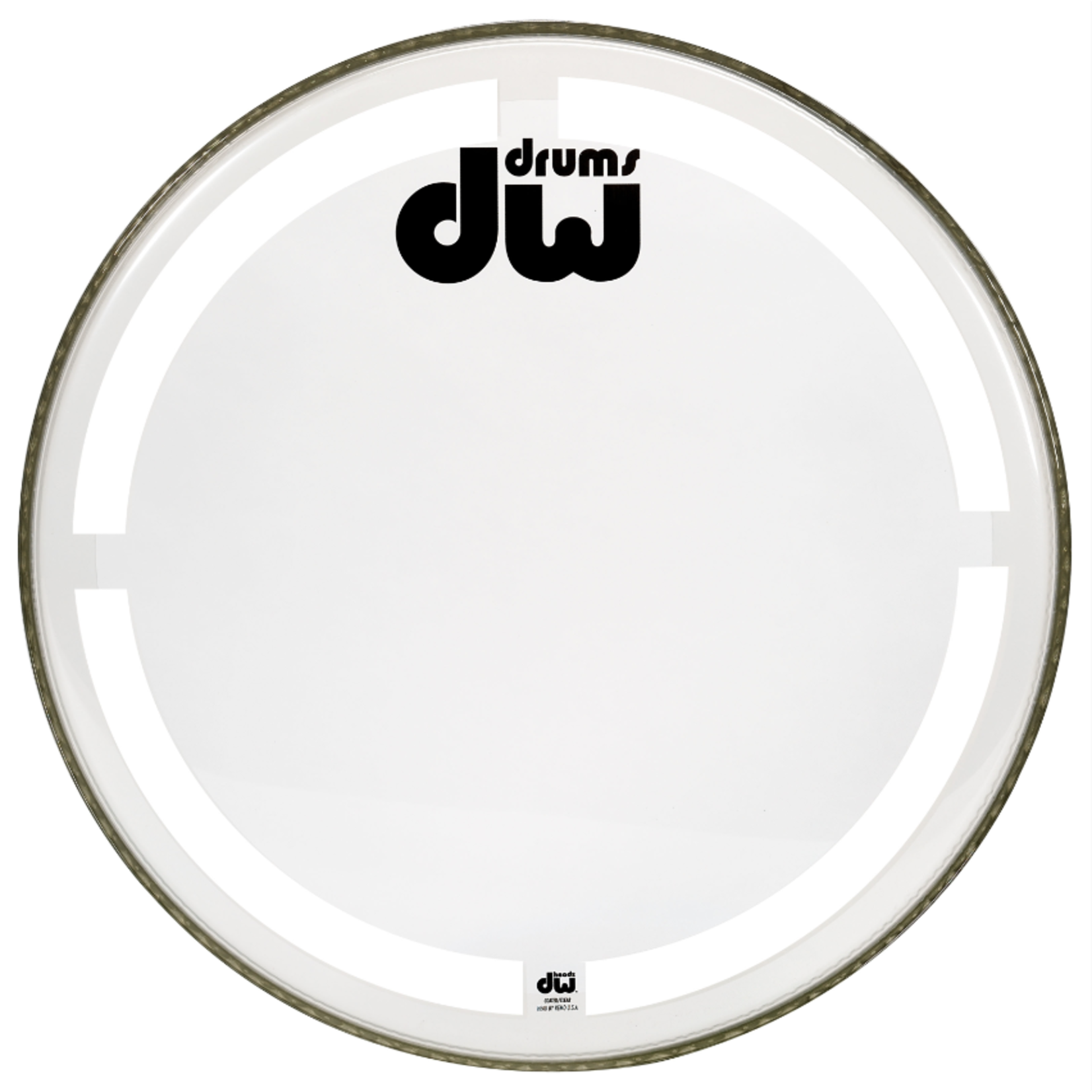 DW DW 23" Powerstroke 3 Clear/ Coated Bass Drum Head P3-1323-DW