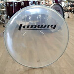 Ludwig/Remo Ludwig 22" Remo Powerstroke 3 Clear Drumhead With Block Logo LW1322P3CLRB